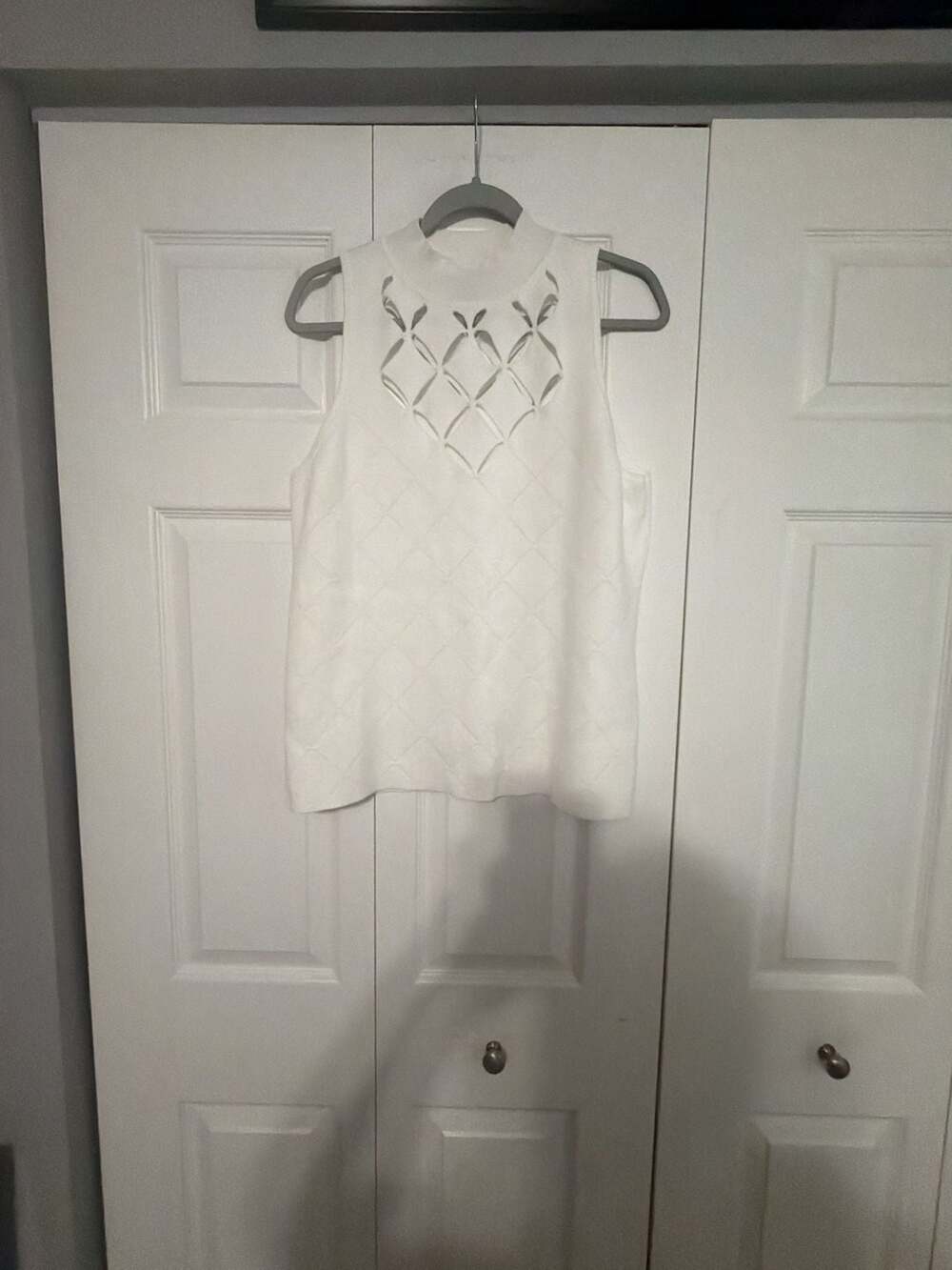 White House Black Market  Sleeveless Knit Top